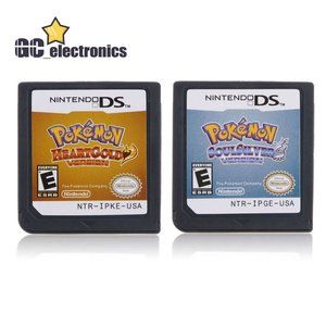 Pokemon HeartGold SoulSilver Game Card For Nintendo 2DS 3DS NDSi NDS Lite
